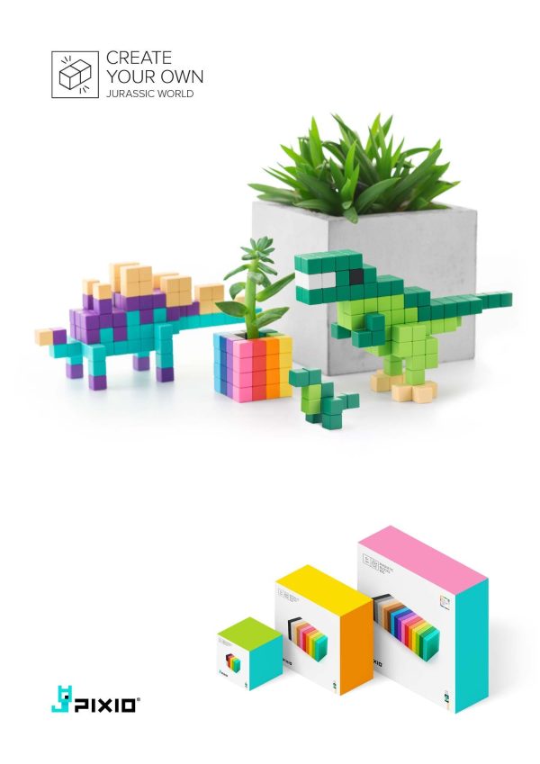 PIXIO-100 Magnetic Blocks in 6 Colors +Free App - Image 7