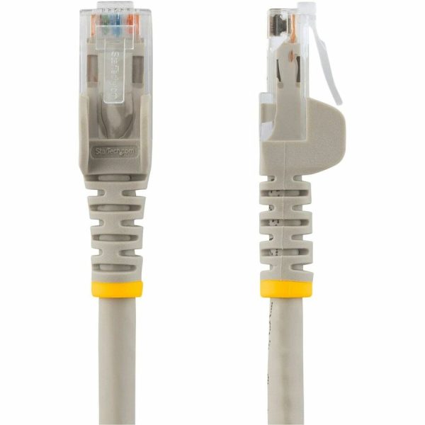 StarTech.com 3 ft. CAT6 Ethernet Cable - 10 Pack - ETL Verified - Gray CAT6 Patch Cord - Snagless RJ45 Connectors - 24 AWG - UTP - Image 3