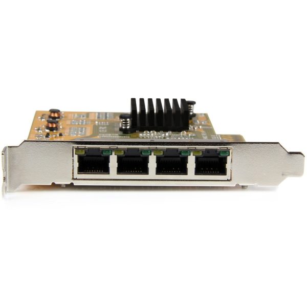 StarTech.com 4-Port PCI Express Gigabit Network Adapter Card - Quad-Port PCIe Gigabit NIC - Image 3