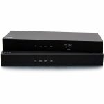 C2G HDBaseT HDMI Extender + 3.5mm, RS232, USB B to A, and IR over Cat - HDMI Transmitter Box to Reciever Box - 4K 60Hz