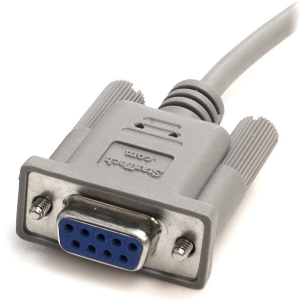 StarTech.com Serial Null modem cable - DB-9 (F) - DB-9 (F) - 3 m - Image 2