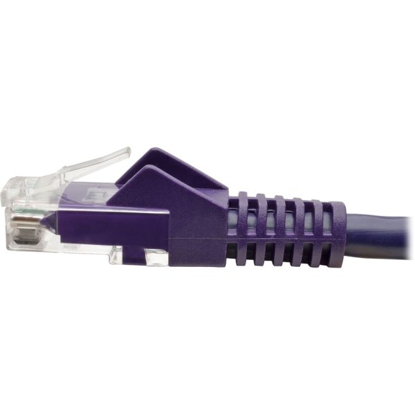Eaton Tripp Lite Series Cat6 Gigabit Snagless Molded (UTP) Ethernet Cable (RJ45 M/M), PoE, Purple, 15 ft. (4.57 m) - Image 4