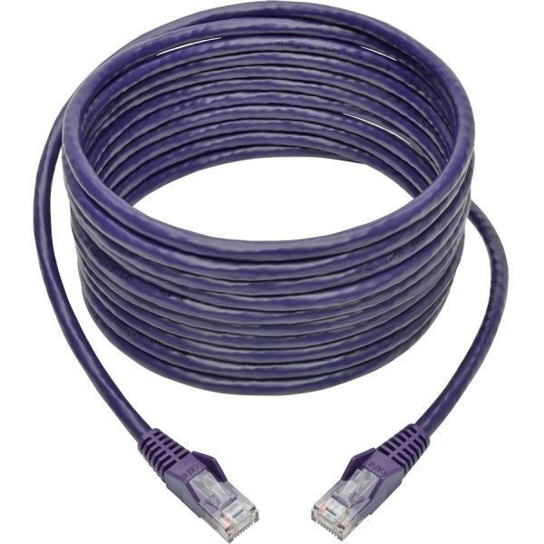 Eaton Tripp Lite Series Cat6 Gigabit Snagless Molded (UTP) Ethernet Cable (RJ45 M/M), PoE, Purple, 15 ft. (4.57 m) - Image 5