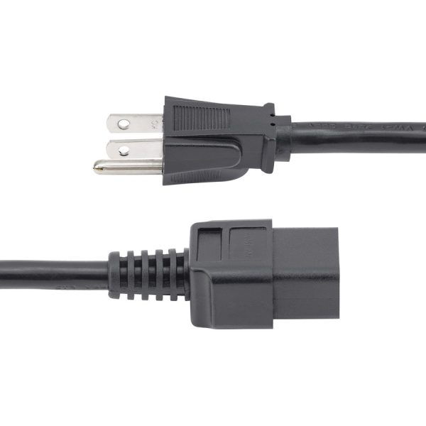 StarTech.com 3ft (1m) Heavy Duty Power Cord, NEMA 5-15P to C19, 15A 125V, 14AWG, Computer Power Cord, Heavy Gauge Power Cable - Image 3