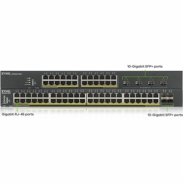 ZYXEL XGS1930-28HP 24-Port Gigabit Smart Nebula Cloud Managed PoE Switch | 24 PoE+ Ports at 375W with 4 SFP+ 10G Uplinks - Image 7