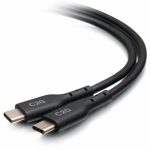C2G 1.5ft (0.5m) USB-C® Male to USB-C Male Cable (20V 5A) - USB 2.0 (480Mbps)