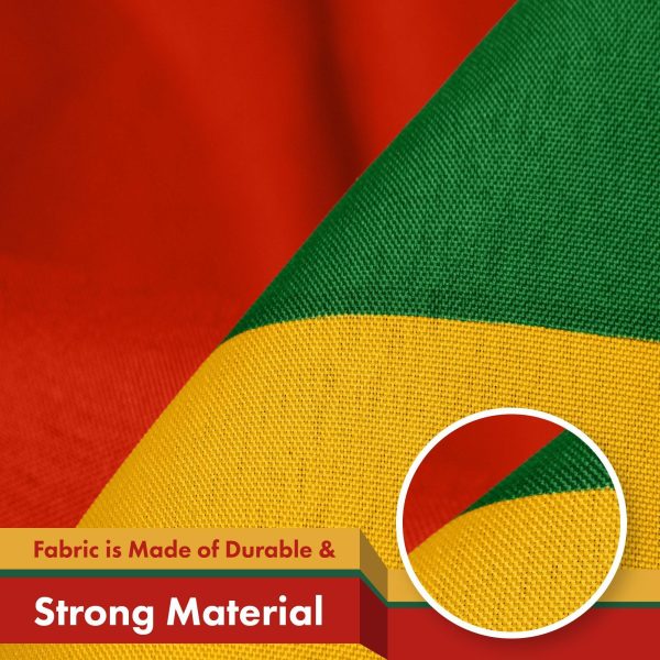 Lithuania Lithuanian Flag 3x5 Ft 2-Pack Printed 150D Polyester - Image 4