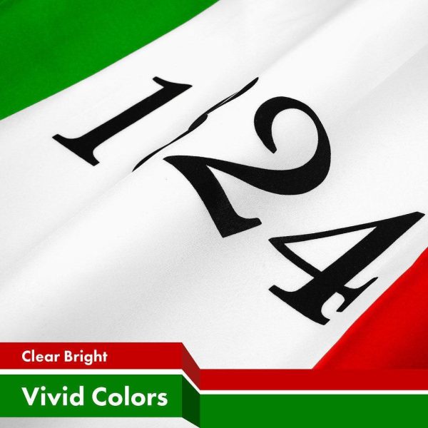 G128 3 Pack: Alamo 1824 Flag | 3x5 Ft | LiteWeave Pro Series Printed 150D Polyester | Historical Flag, Indoor/Outdoor, Vibrant Colors, Brass Grommets, Thicker and More Durable Than 100D 75D Polyester - Image 3