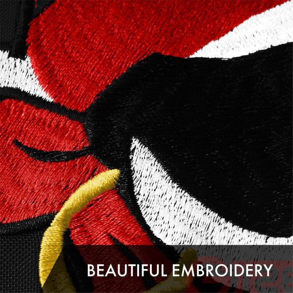 G128 10 Pack: Pirate Jolly Roger Red Head Scarf Flag | 16x24 In | ToughWeave Series Embroidered 300D Polyester | Novelty Flag, Embroidered Design, Indoor/Outdoor, Brass Grommets - Image 3