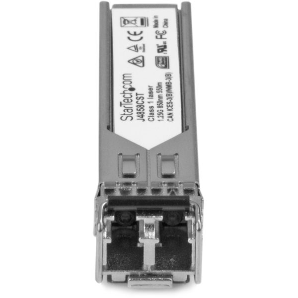 StarTech.com 10 pack HPE J4858C Compatible SFP Module - 1000BASE-SX - 1GE Gigabit Ethernet SFP 1GbE Multi Mode/MMF Fiber Transceiver 550m - Image 3