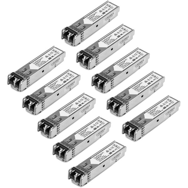 StarTech.com 10 pack HPE J4858C Compatible SFP Module - 1000BASE-SX - 1GE Gigabit Ethernet SFP 1GbE Multi Mode/MMF Fiber Transceiver 550m - Image 6
