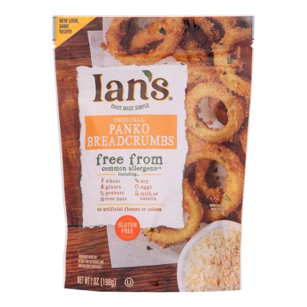 Ian's Panko Breadcrumbs - Gluten Free - Case of 8 - 7 oz. - Image 3