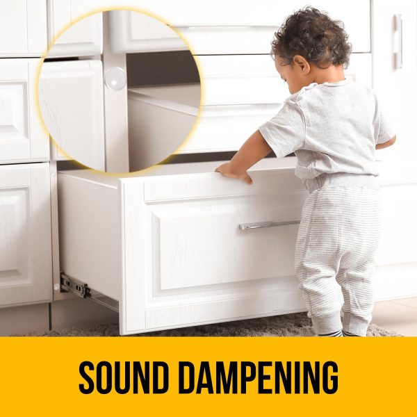 Premium Cabinet Door Bumpers – 256 Pcs Clear Self Adhesive Pads for Noise Dampening Cushioning & Protection Enhanced Dual Layer Design Durable Furniture Stoppers for Cabinets Drawers Glass - Image 2