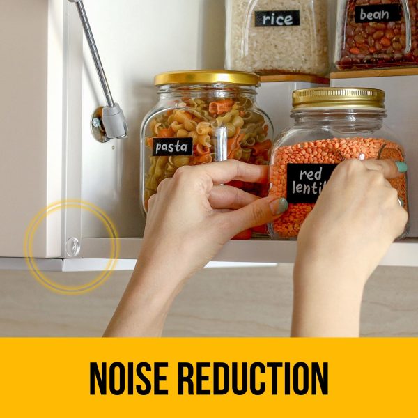 Premium Cabinet Door Bumpers – 256 Pcs Clear Self Adhesive Pads for Noise Dampening Cushioning & Protection Enhanced Dual Layer Design Durable Furniture Stoppers for Cabinets Drawers Glass - Image 3