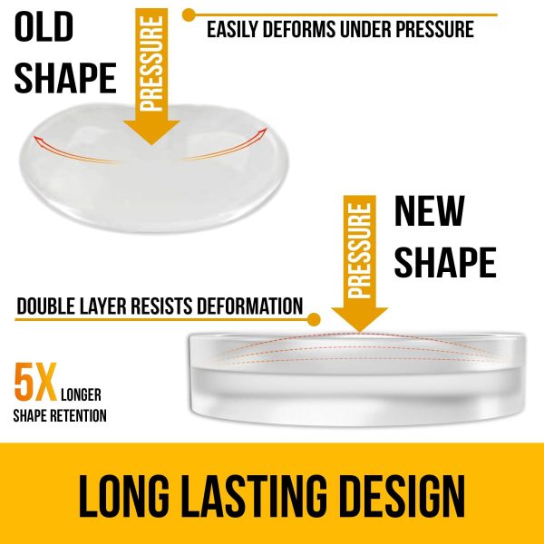 Premium Cabinet Door Bumpers – 256 Pcs Clear Self Adhesive Pads for Noise Dampening Cushioning & Protection Enhanced Dual Layer Design Durable Furniture Stoppers for Cabinets Drawers Glass - Image 4