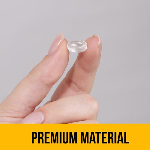 Premium Cabinet Door Bumpers – 256 Pcs Clear Self Adhesive Pads for Noise Dampening Cushioning & Protection Enhanced Dual Layer Design Durable Furniture Stoppers for Cabinets Drawers Glass - Image 7