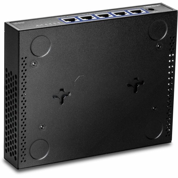 TRENDnet 5-Port 10G Switch, 5 x 10G RJ-45 Ports, 100Gbps Switching Capacity, Supports 2.5G and 5G-BASE-T Connections, Lifetime Protection, Black, TEG-S750 - Image 5