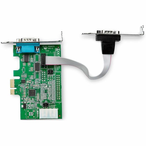 StarTech.com 2-port PCI Express RS232 Serial Adapter Card - PCIe Serial DB9 Controller Card 16950 UART - Low Profile - Windows and Linux - Image 4