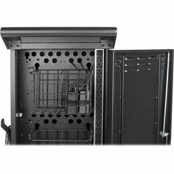 Eaton Tripp Lite Series 27-Device AC Charging Cart for Laptops and Chromebooks - 120V, NEMA 5-15P, 10 ft. (3.05 m) Cord, Black - Image 7