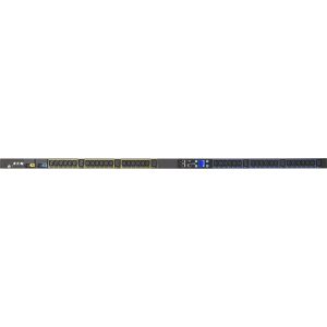Eaton Metered Input rack PDU, 0U, L6-30P input, 5.76 kW max, 200-240V, 24A, 10 ft cord, Single-phase, Outlets: (36) C13 Outlet grip, (6) C19 Outlet grip