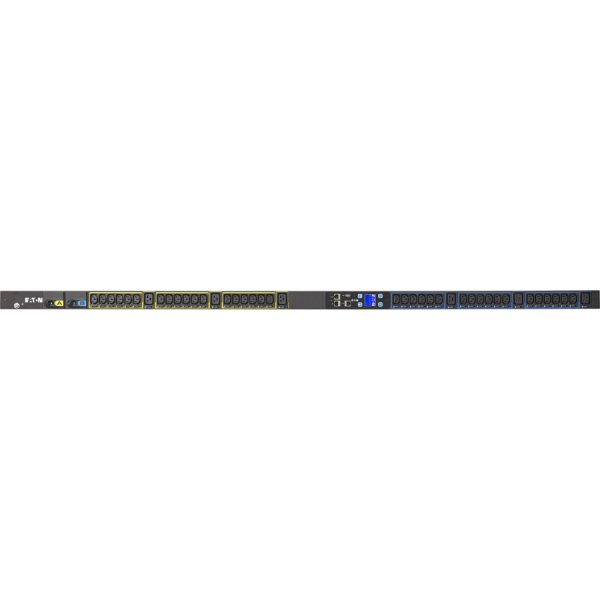 Eaton Metered Input rack PDU, 0U, L6-30P input, 5.76 kW max, 200-240V, 24A, 10 ft cord, Single-phase, Outlets: (36) C13 Outlet grip, (6) C19 Outlet grip