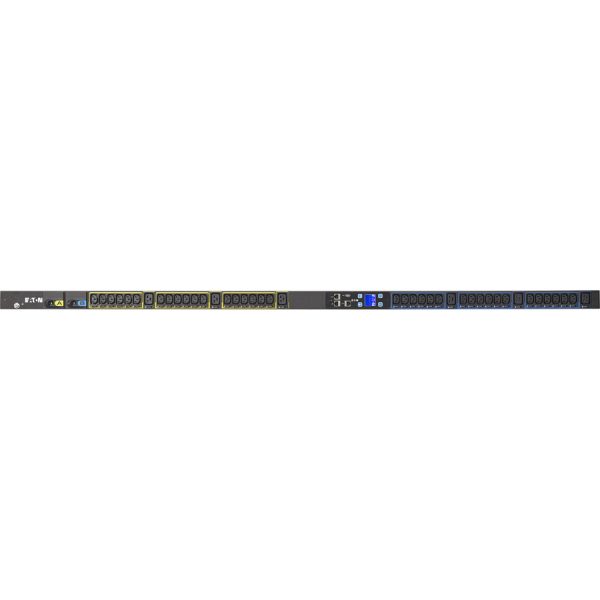 Eaton Metered Input rack PDU, 0U, L6-30P input, 5.76 kW max, 200-240V, 24A, 10 ft cord, Single-phase, Outlets: (36) C13 Outlet grip, (6) C19 Outlet grip - Image 2