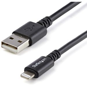 StarTech.com 3m (10ft) Long Black Apple�® 8-pin Lightning Connector to USB Cable for iPhone / iPod / iPad