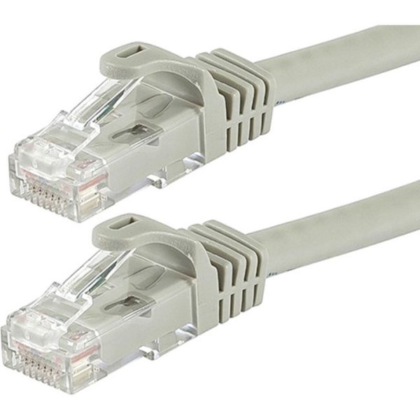 Monoprice FLEXboot Series Cat6 24AWG UTP Ethernet Network Patch Cable, 50ft Gray - Image 2