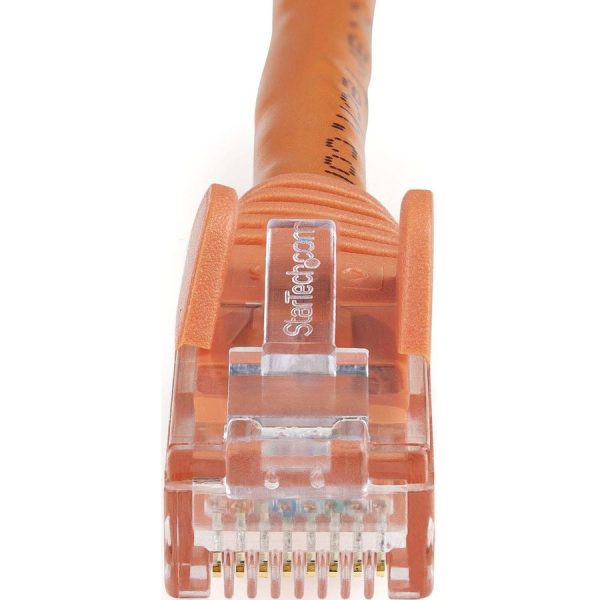 StarTech.com 12ft CAT6 Ethernet Cable - Orange Snagless Gigabit - 100W PoE UTP 650MHz Category 6 Patch Cord UL Certified Wiring/TIA - Image 3