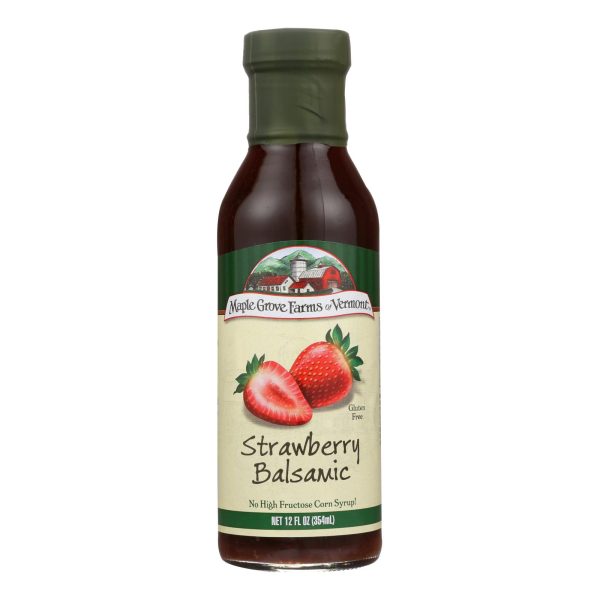 Maple Grove Farms - Salad Dressing - Strawberry Balsamic - Case of 6 - 12 Fl oz. - Image 3