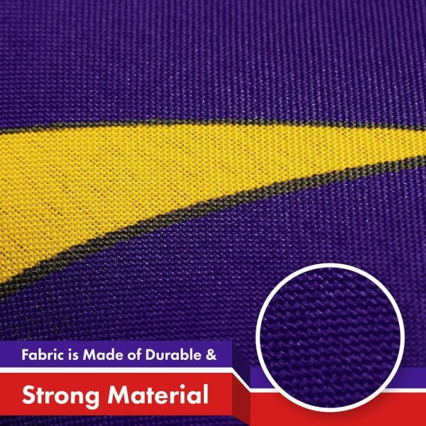 G128 5 Pack: Malaysia Malaysian Flag | 3x5 Ft | LiteWeave Pro Series Printed 150D Polyester | Country Flag, Indoor/Outdoor, Vibrant Colors, Brass Grommets, Thicker and More Durable Than 100D 75D Poly - Image 4
