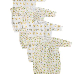 Unisex Newborn Baby 4 Piece Gown Set Nc_0765