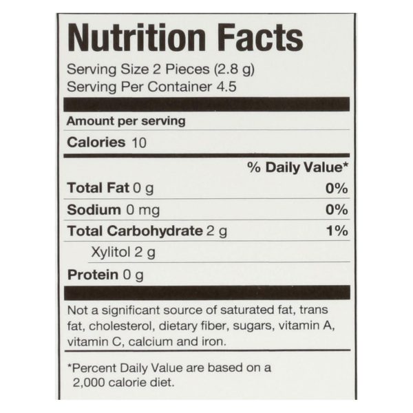 Pur Gum - Pomegranate Mint - Aspartame Free - 9 Pieces - 12.6 g - Case of 12 - Image 3