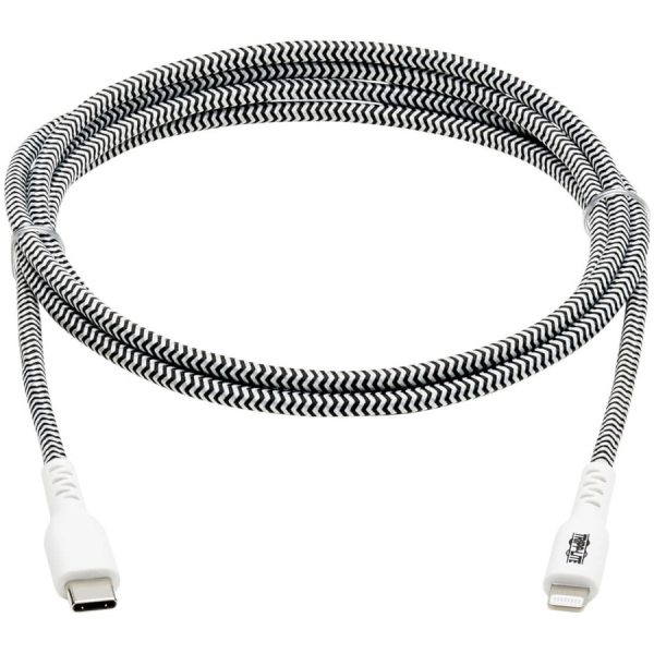 Eaton Tripp Lite Series Heavy-Duty USB-C to Lightning Sync/Charge Cable, MFi Certified - M/M, USB 2.0, 10 ft. (3.05 m) - Image 2