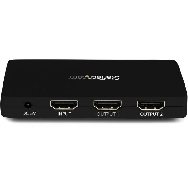StarTech.com HDMI Splitter 1 In 2 Out - 4k 30Hz - 2 Port - Aluminum - HDMI Multi Port - HDMI Audio Splitter - Image 3