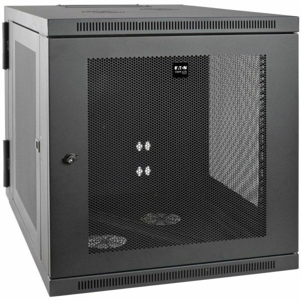 Eaton Tripp Lite Series SmartRack 12U Server-Depth Wall-Mount Small Rack Enclosure, Hinged Back - Image 2
