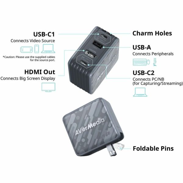 AVerMedia ELITE GO GC313Pro Charging/Recording/Video Transmission Device - Image 3