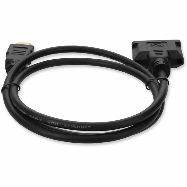 8in HDMI 1.3 Male to DVI-D Dual Link (24+1 pin) Female Black Cable For Resolution Up to 2560x1600 (WQXGA) - Image 4