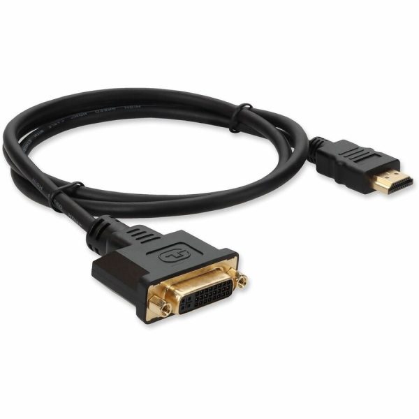 8in HDMI 1.3 Male to DVI-D Dual Link (24+1 pin) Female Black Cable For Resolution Up to 2560x1600 (WQXGA) - Image 7