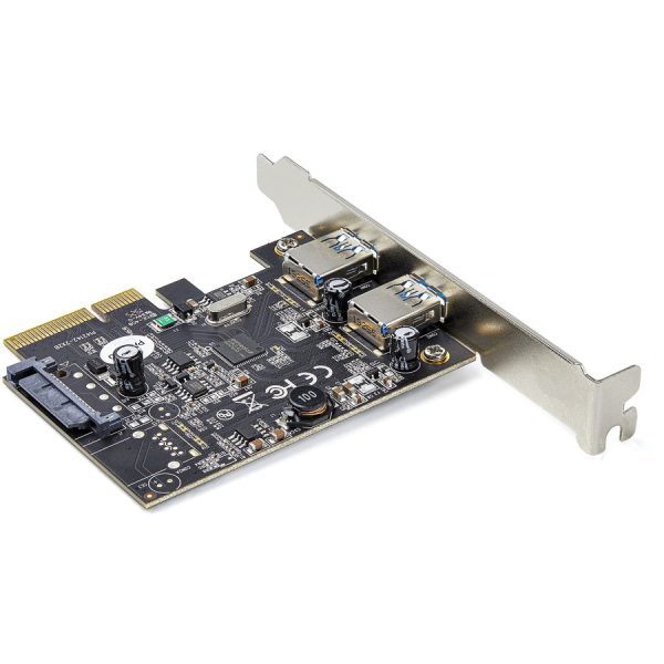 StarTech.com 2-Port USB PCIe Card 10Gbps/port - USB 3.2 Gen 2 Type-A PCI Express 3.0 x2 Host Controller Expansion Card - Windows/Linux - Image 2