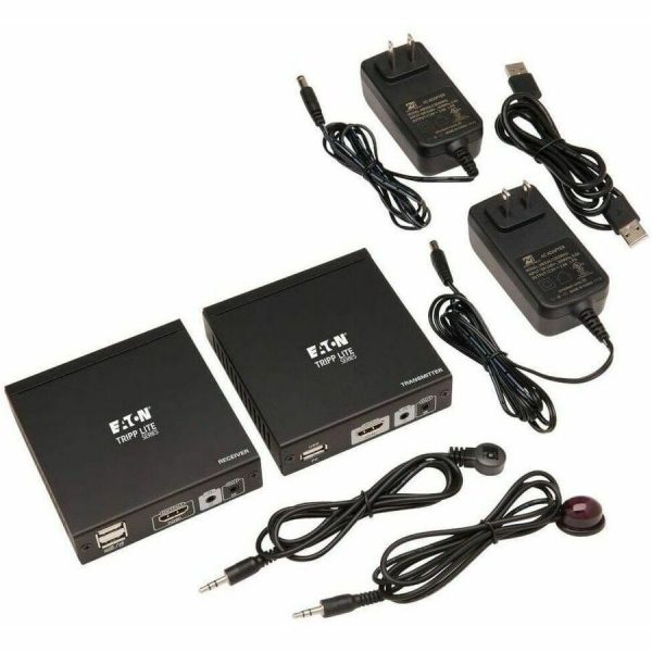 Eaton Tripp Lite Series HDMI HDBaseT KVM Console Extender over Cat6 - 2 USB Ports, IR, 4K 30 Hz (130 ft.), 1080p (230 ft.) - Image 2