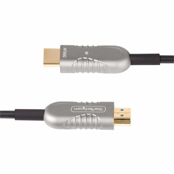 StarTech.com 30ft (9.1m) HDMI 2.1 Hybrid Active Optical Cable (AOC), CMP, Plenum Rated, 8K Ultra High Speed HDMI 2.1/2.0 Cable, 48Gbps - Image 3
