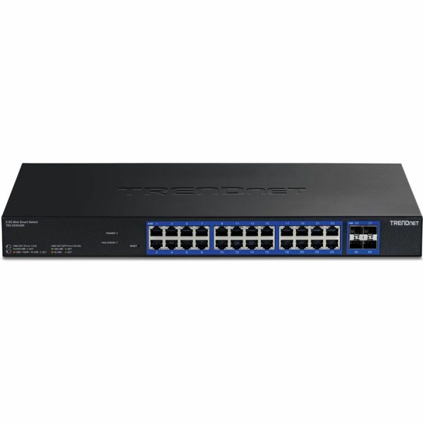 TRENDnet 28-Port Multi-Gig Web Smart Switch, TEG-3284WS, 24 x 2.5G Ports, 4 x 10G SFP+ Ports, Remote Cloud Management, NDAA TAA Compliant, 200Gbs, Lifetime Protection - Image 3