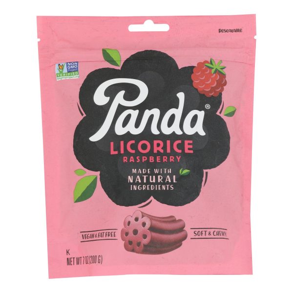 Panda Licorice - Licorice Raspberry Chews - Case of 8-7 OZ - Image 2