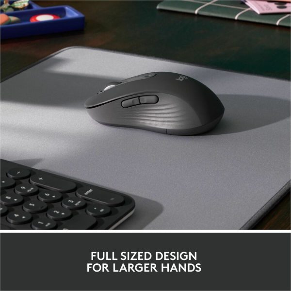 Logitech Signature M650 L for Business Wireless Mouse, For Large Sized Hands, Logi Bolt, Bluetooth, Graphite - Image 4