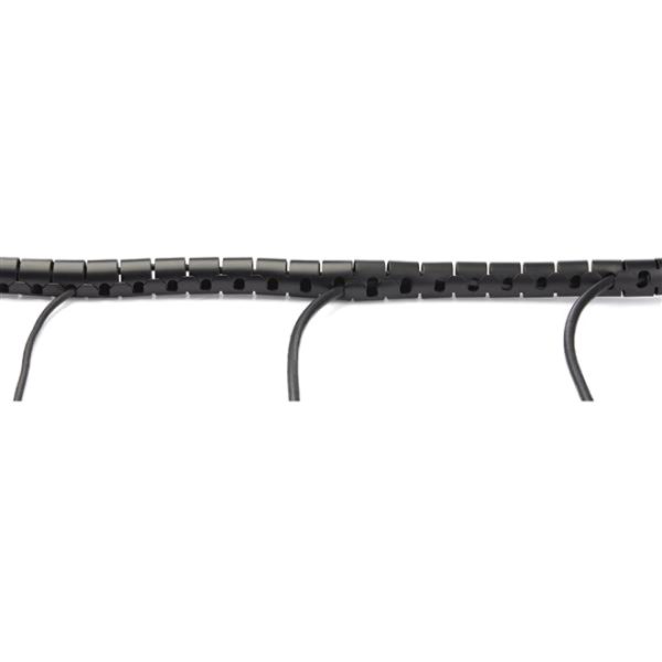 StarTech.com 1.5m / 4.9ft Cable Management Sleeve - Spiral - 45mm/1.8" Diameter - W/ Cable Loading Tool - Expandable Coiled Cord Organizer - Image 6