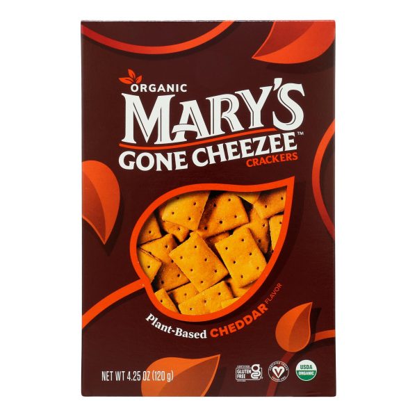 Mary's Gone Crackers - Crckrs Plnt Bsd Ched - Case of 6-4.25 OZ - Image 2