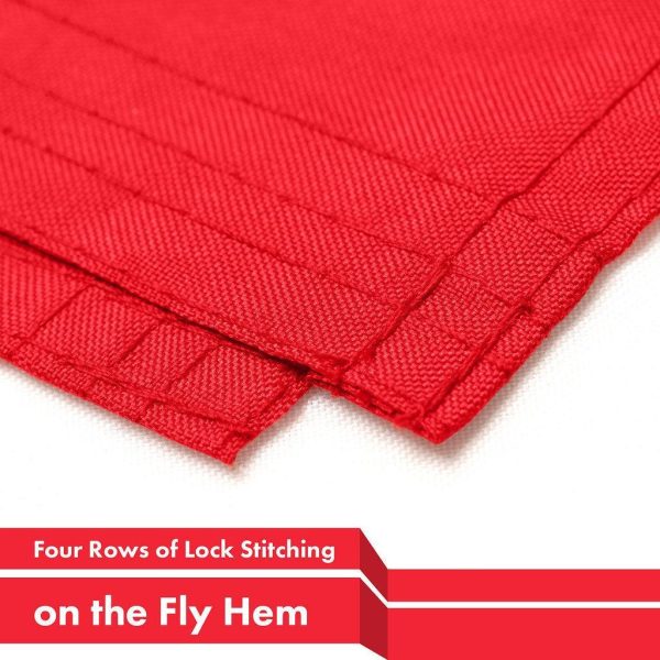 G128 5 Pack: Hong Kong Hong Konger Flag | 3x5 Ft | Printed 150D Polyester - Indoor/Outdoor, Vibrant Colors, Brass Grommets, Quality Polyester, Much Thicker More Durable Than 100D 75D Polyester - Image 5