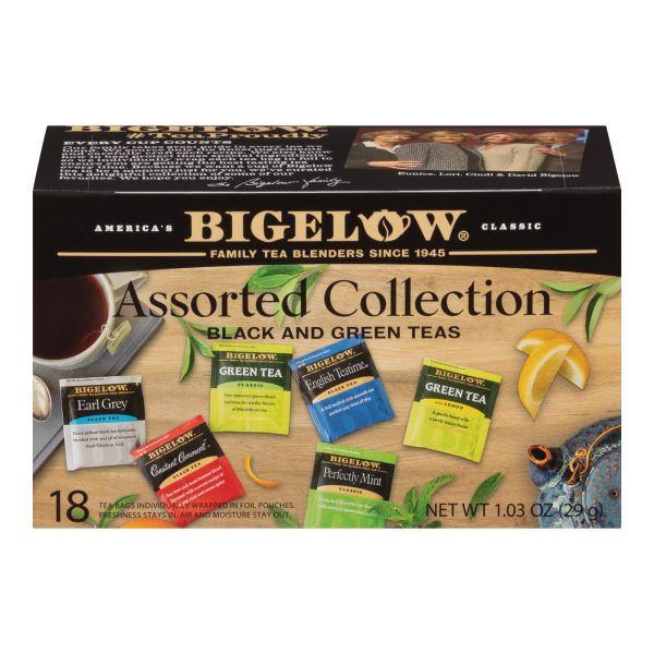 Bigelow Tea Assorted Tea - 6 Variety - Case of 6 - 18 BAG - Image 2
