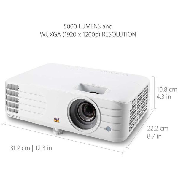 ViewSonic PG701WU 3500 Lumens WUXGA Projector with Vertical Keystone Dual 3D Ready HDMI Inputs and Low Input Latency for Home and Office - Image 4